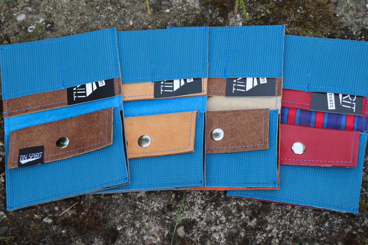Upcycling Geldbeutel aus Schulturnmatte – Bild 4
