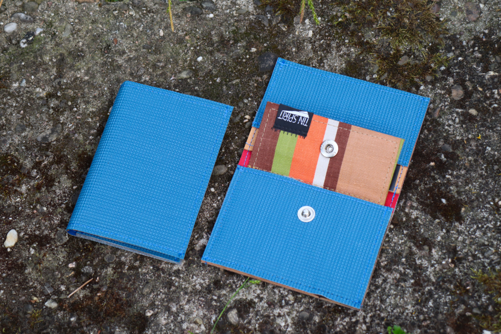 Upcycling Geldbeutel aus Schulturnmatte – Bild 2