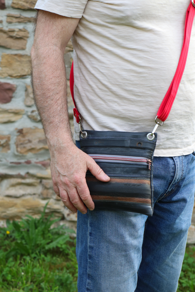 Gürteltasche aus Fahrradschlauch & Fahrradreifen – Bild 4